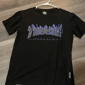 men’s large thrasher tshirt black